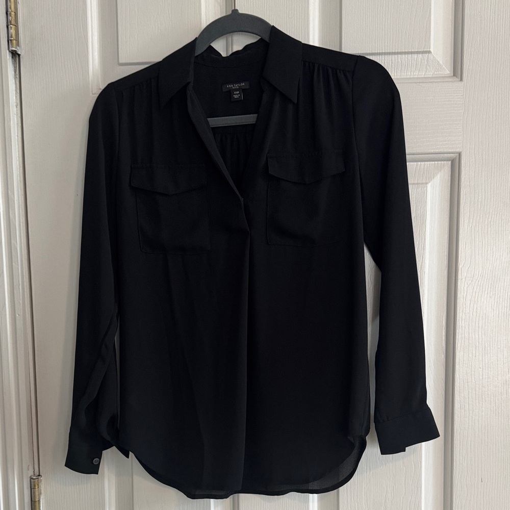 Ann Taylor Camp Shirt XXSP